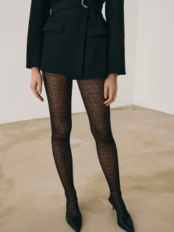 COMMENSE Leopard Pattern Sheer Tights* Socks & Tights|Accessories