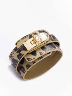 COMMENSE Leopard Print Leather Bracelet* Rings & Bracelets|Accessories