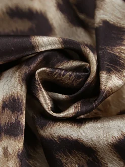 COMMENSE Leopard Print Slim Maxi Skirt* Skirts|Bottoms
