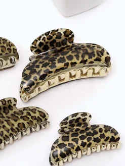 COMMENSE Leopard Printed Hair Claw* Hair Claws & Hats|Accessories