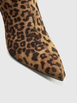 COMMENSE Leopard Printed Knee-High Zipper Boots* Shoes|Accessories