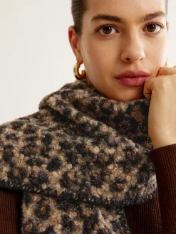 COMMENSE Leopard Printed Minky Scarf* Accessories