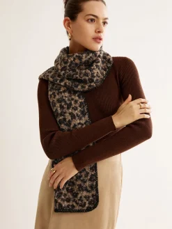 COMMENSE Leopard Printed Minky Scarf* Accessories