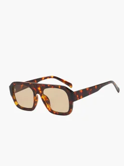 COMMENSE Leopard Printed Square Sunglasses* Sunglasses|Accessories