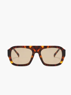 COMMENSE Leopard Printed Square Sunglasses* Sunglasses|Accessories