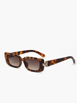 COMMENSE Leopard Printed Square Sunglasses* Sunglasses|Accessories