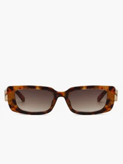 COMMENSE Leopard Printed Square Sunglasses* Sunglasses|Accessories
