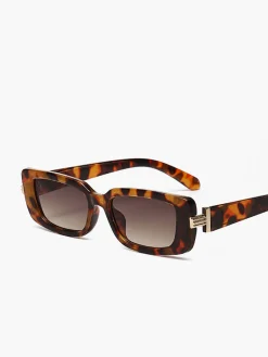 COMMENSE Leopard Printed Square Sunglasses* Sunglasses|Accessories