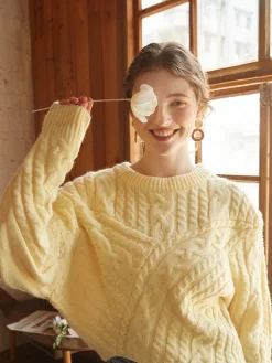 COMMENSE Limoncello Oversized Sweater* Sweater Tops|Sweaters & Cardigans