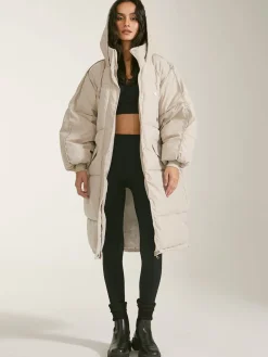 COMMENSE Long Hooded Puffer Parka Coat* Outerwear|Coats