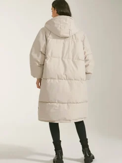 COMMENSE Long Hooded Puffer Parka Coat* Outerwear|Coats
