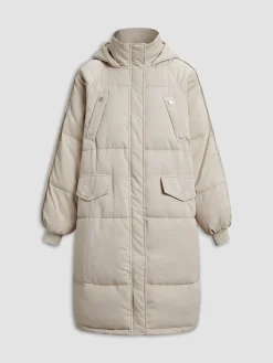 COMMENSE Long Hooded Puffer Parka Coat* Outerwear|Coats