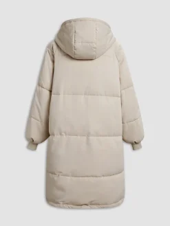 COMMENSE Long Hooded Puffer Parka Coat* Outerwear|Coats