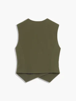 COMMENSE Made For You Asymmetric Buttoned Vest* Vests|Tank Tops & Camis