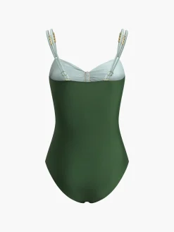 COMMENSE Maillard Metal Detail One Piece Swimsuit* Swimwear|Tops