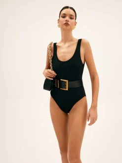COMMENSE Metal Buckle Wide Belt* Belts & Chain|Accessories