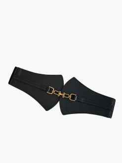 COMMENSE Metal Decor Elastic Wide Belt* Belts & Chain|Accessories