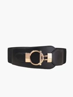 COMMENSE Metal Lariat Elastic Wide Belt* Belts & Chain|Accessories