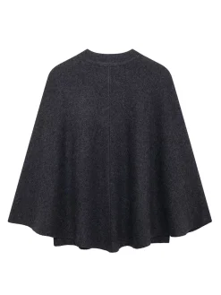 COMMENSE Metal-Detail Cloak Knit Outerwear* Sweater Tops|Outerwear
