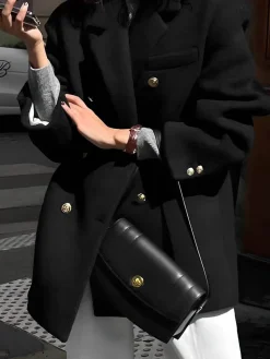 COMMENSE Metal-Detail Lapel Blazer* Outerwear|Blazers