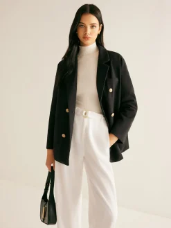 COMMENSE Metal-Detail Lapel Blazer* Outerwear|Blazers