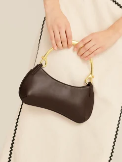 COMMENSE Metal-Handle Zipper Armpit Bag* Bags|Accessories