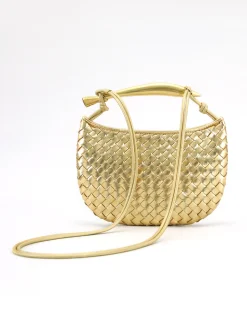 COMMENSE Metallic Woven Bag* Bags|Accessories