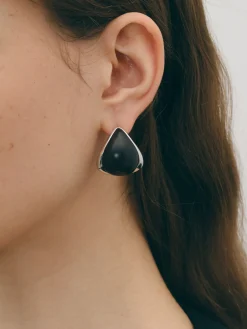 COMMENSE Midnight Elegance Onyx Earrings* Earrings|Accessories