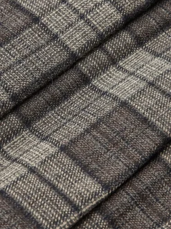 COMMENSE Mid-Waist Checked Pleated Skirt With Belt* Skirts|Bottoms