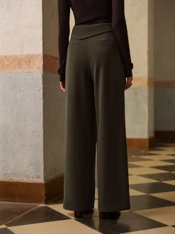 COMMENSE Mid-Waist Knotted Pants* Bottoms