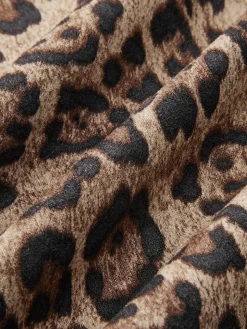 COMMENSE Mid-Waist Leopard Printed Skirt* Bottoms