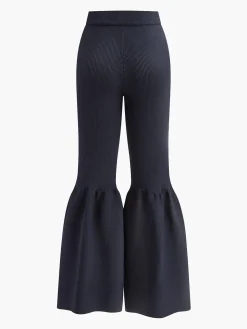 COMMENSE Mid-Waist Ruffle Sweater Pants* Knitwear|Bottoms