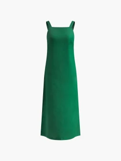 COMMENSE Minimalism Cotton Cami Long Dress* Casual Dresses|Vacation Dresses