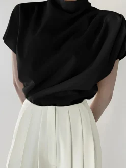 COMMENSE Minimalism Short Sleeve Top* T-shirts|Tops