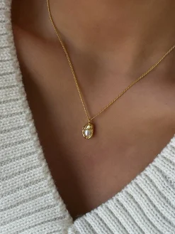 COMMENSE Minimalist Baroque Pearl Pendant Necklace* Necklaces|Accessories