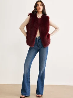 COMMENSE Minimalist Faux Fur Vest* Outerwear|Vests