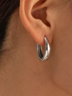 COMMENSE Minimalist Huggie Hoop Earrings* Earrings|Accessories