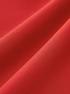 COMMENSE Minimalist Plain Mock Neck Dress* Cocktail & Party Dresses|Vacation Dresses