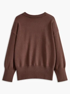 COMMENSE Minimalist Plain Shift Sweater* Sweater Tops|Sweaters & Cardigans