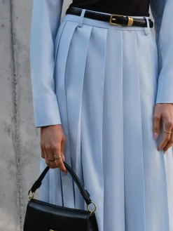 COMMENSE Minimalist Pleated Skirt Without Belt* Skirts|Matching Sets