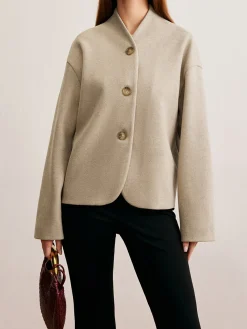 COMMENSE Minimalist Regular Fit Button Cardigan* Cardigans|Outerwear