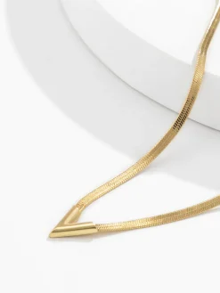 COMMENSE Minimalist Snake Chain Necklace* Necklaces|Accessories