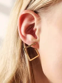 COMMENSE Minimalist Square Drop Earrings* Earrings|Accessories