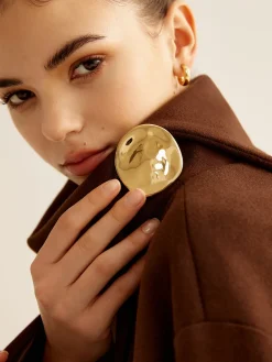 COMMENSE Minimalist Streamlined Irregular Brooch* Accessories|Matching Sets
