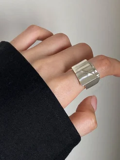 COMMENSE Minimalist Tunnel Open Ring* Rings & Bracelets|Accessories
