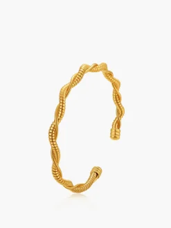 COMMENSE Minimalist Twist Open Bracelet* Rings & Bracelets|Accessories