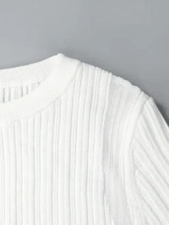 COMMENSE Minimalist Wool-Blend Knit Top* Sweater Tops|Sweaters & Cardigans