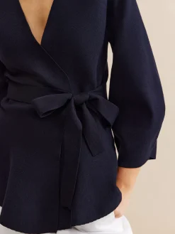 COMMENSE Minimalist Wrap Cardigan With Belt* Cardigans|Sweaters & Cardigans