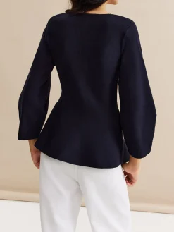 COMMENSE Minimalist Wrap Cardigan With Belt* Cardigans|Sweaters & Cardigans