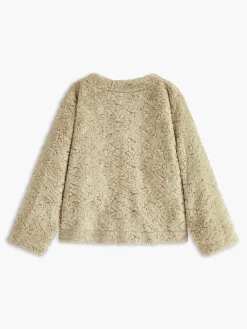 COMMENSE Minky V-Neck Breasted Faux Fur Coat* Outerwear|Coats